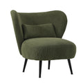 Oikiture Corduroy Velvet Lounge Chair