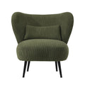 Oikiture Corduroy Velvet Lounge Chair