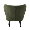 Oikiture Corduroy Velvet Lounge Chair