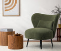Oikiture Corduroy Velvet Lounge Chair