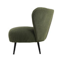 Oikiture Corduroy Velvet Lounge Chair
