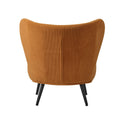 Oikiture Corduroy Velvet Lounge Chair
