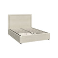 Oikiture Fabric Gas-Lift Bed Frame - Double