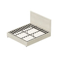 Oikiture Fabric Gas-Lift Bed Frame - King