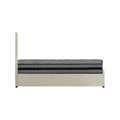Oikiture Fabric Gas-Lift Bed Frame - King