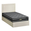 Oikiture Fabric Gas-Lift Bed Frame - King Single