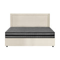 Oikiture Fabric Gas-Lift Bed Frame - Queen