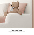 Oikiture Kids Bed Frame with Side Guard