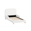 Oikiture Kids Boucle Bed Frame - Single