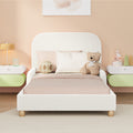 Oikiture Kids Boucle Bed Frame - Single