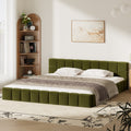 Oikiture Boucle Bed Frame - King