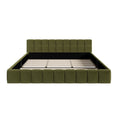 Oikiture Boucle Bed Frame - King