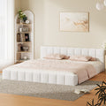 Oikiture Boucle Bed Frame - King