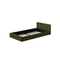 Oikiture Boucle Bed Frame - King Single