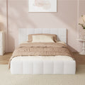 Oikiture Boucle Bed Frame - King Single