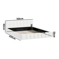 Oikiture Boucle Bed Frame - Queen