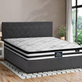 Oikiture Gas-Lift Velvet Bed Frame - King