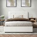 Oikiture Gas-Lift Velvet Bed Frame - King Single