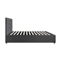 Oikiture Gas-Lift Velvet Bed Frame - Queen
