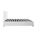 Oikiture Gas-Lift Velvet Bed Frame - Queen