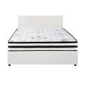 Oikiture Gas-Lift Velvet Bed Frame - King