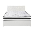 Oikiture Gas-Lift Velvet Bed Frame - Queen