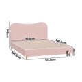 Oikiture Boucle Bed Frame - Double