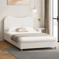 Oikiture Boucle Bed Frame - Double