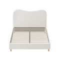 Oikiture Boucle Bed Frame - Double