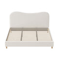 Oikiture Boucle Bed Frame - King