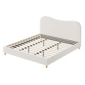 Oikiture Boucle Bed Frame - King