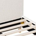 Oikiture Boucle Bed Frame - King