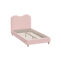 Oikiture Boucle Bed Frame - King Single
