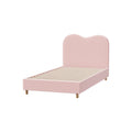 Oikiture Boucle Bed Frame - King Single