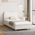 Oikiture Boucle Bed Frame - King Single