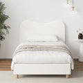 Oikiture Boucle Bed Frame - King Single
