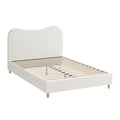 Oikiture Boucle Bed Frame - Queen