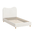 Oikiture Boucle Bed Frame - Single