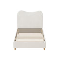 Oikiture Boucle Bed Frame - Single
