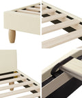 Oikiture Arched Bed Frame