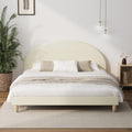 Oikiture Arched Bed Frame