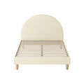 Oikiture Arched Bed Frame