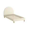 Oikiture Arched Bed Frame
