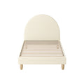 Oikiture Arched Bed Frame