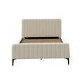 Oikiture Velvet Bed Frame - Double