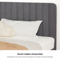 Oikiture Fabric Bed Frame - Royo