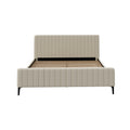Oikiture Velvet Bed Frame - King