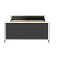 Oikiture Velvet Bed Frame - King
