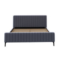 Oikiture Velvet Bed Frame - King