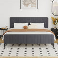 Oikiture Velvet Bed Frame - King